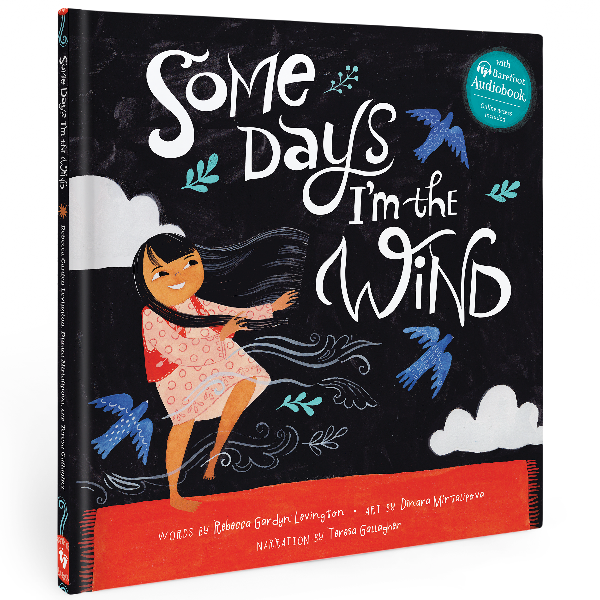 3D cover of children's book, Some Days I'm the Wind