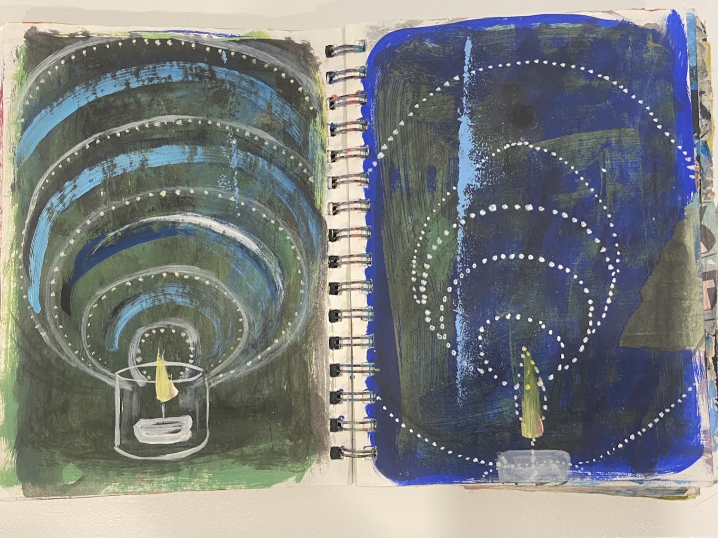 illustration from the childrens book, The Remembering Candle