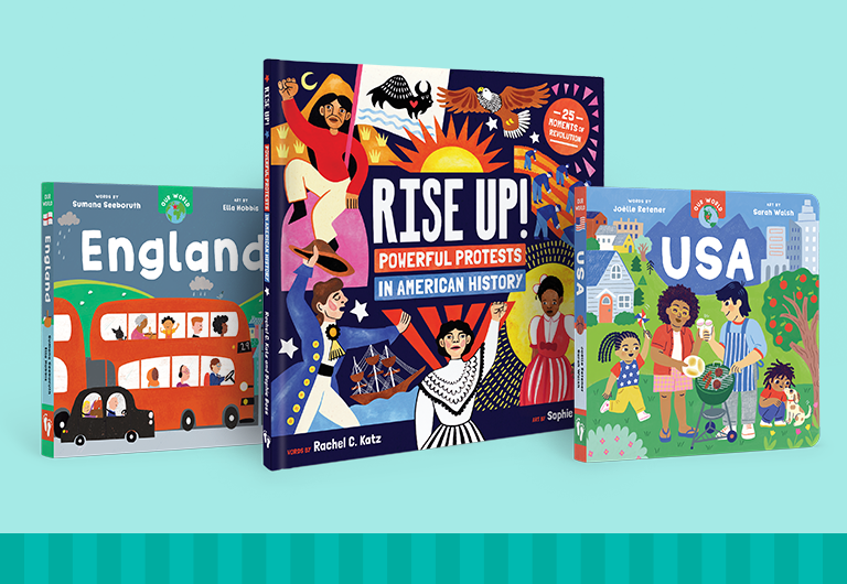 Shop our upcoming titles for America's 250th birthday.