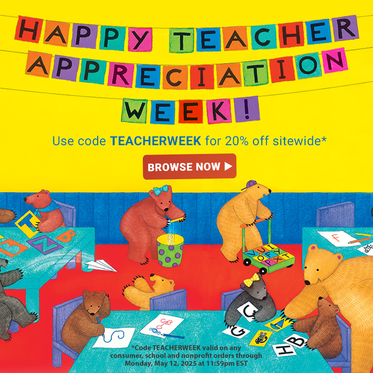 Take 20% off sitewide for Teacher Appreciation Week!