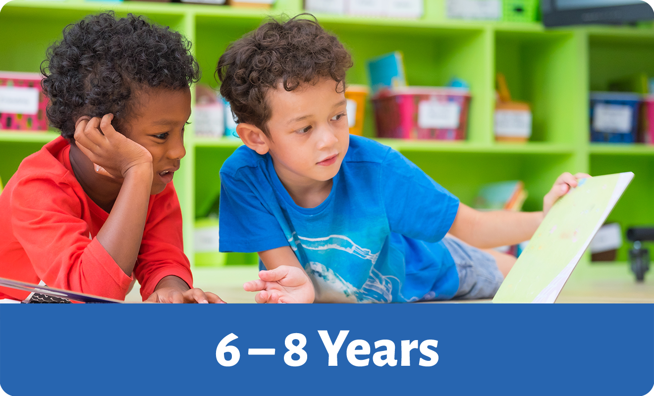 Explore books for ages 6-8 years! Click to learn more.