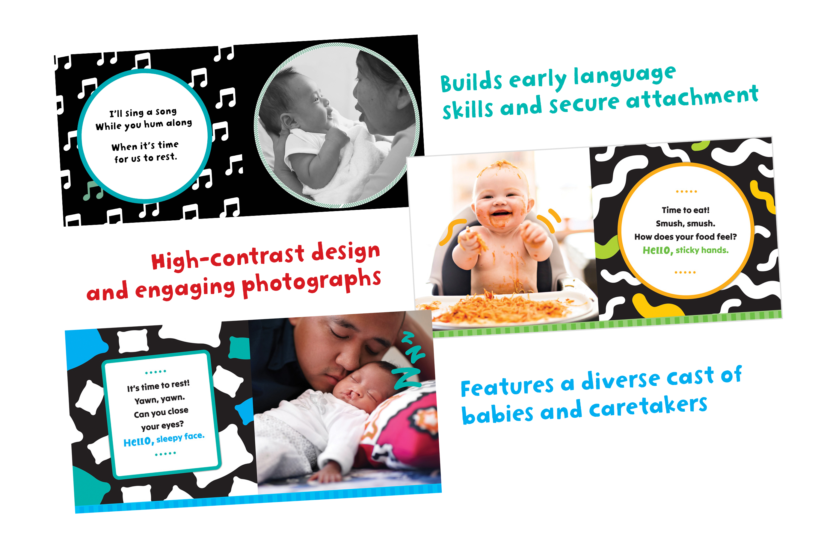 Baby's Day and Hello, Body! book interiors