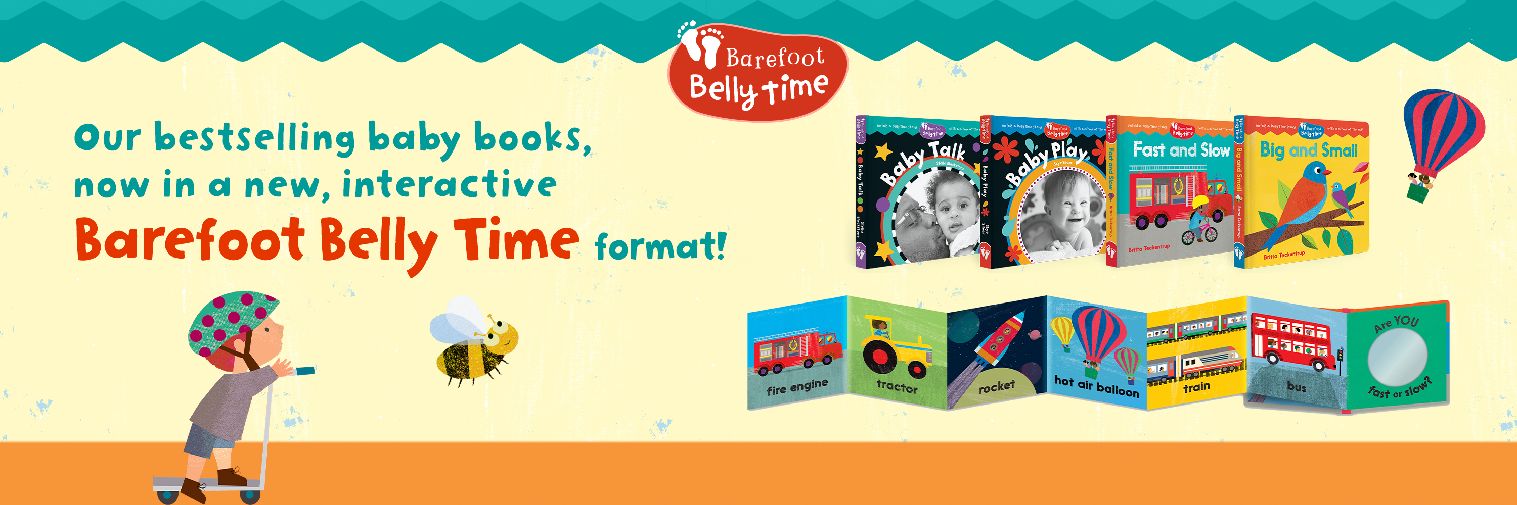 Our bestselling baby books, now in a new interactive format!