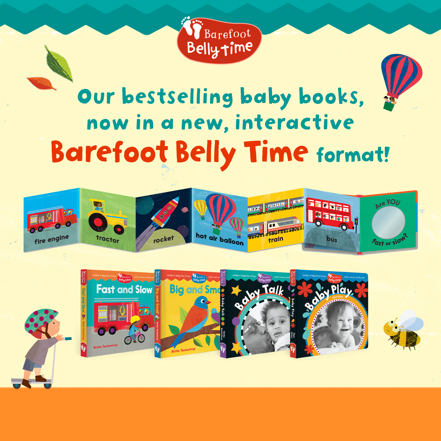 Our bestselling baby books, now in a new interactive format!