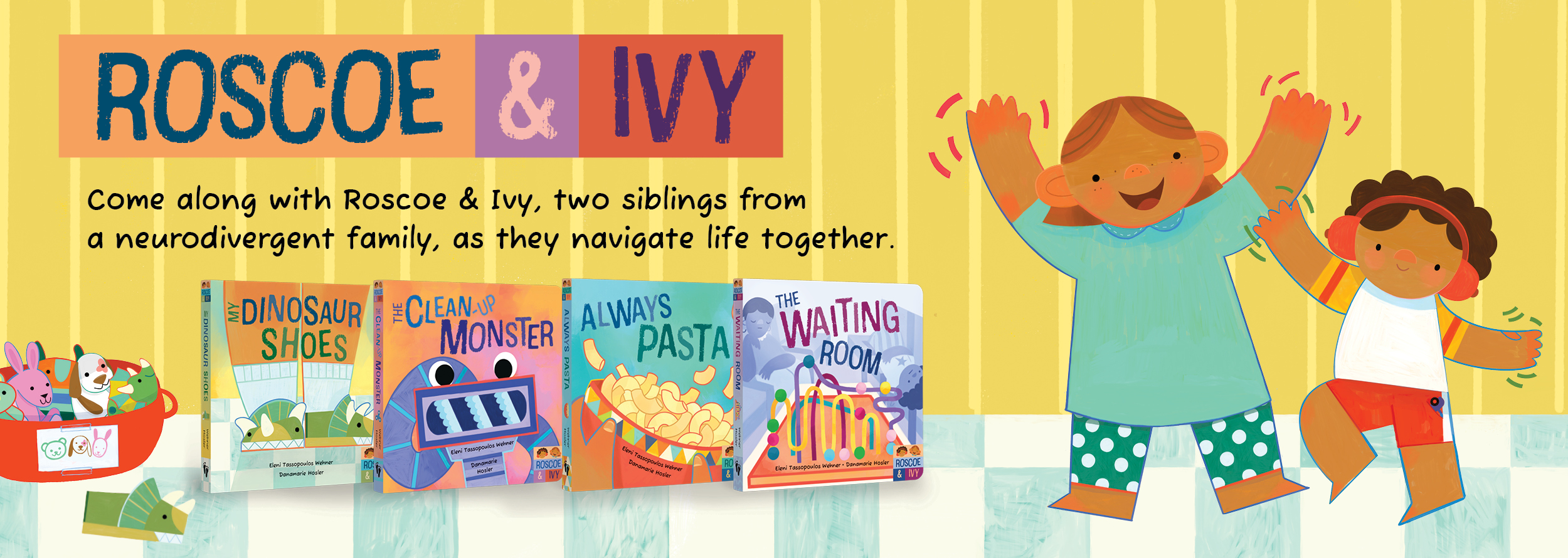Come along with Roscoe & Ivy, two siblings from a neurodivergent family, as they navigate life together.
