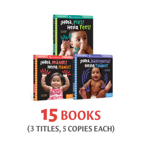 Hello, Body! Bilingual Spanish Board Book Bundle