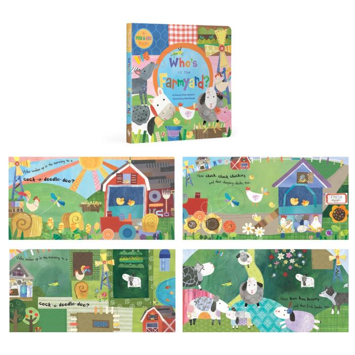Peek-a-Boo Set | Ages 1-4 | Board Book Gift Set | Barefoot Books