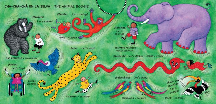 Cha-cha-chá en la selva / Animal Boogie (Bilingual Spanish & English)