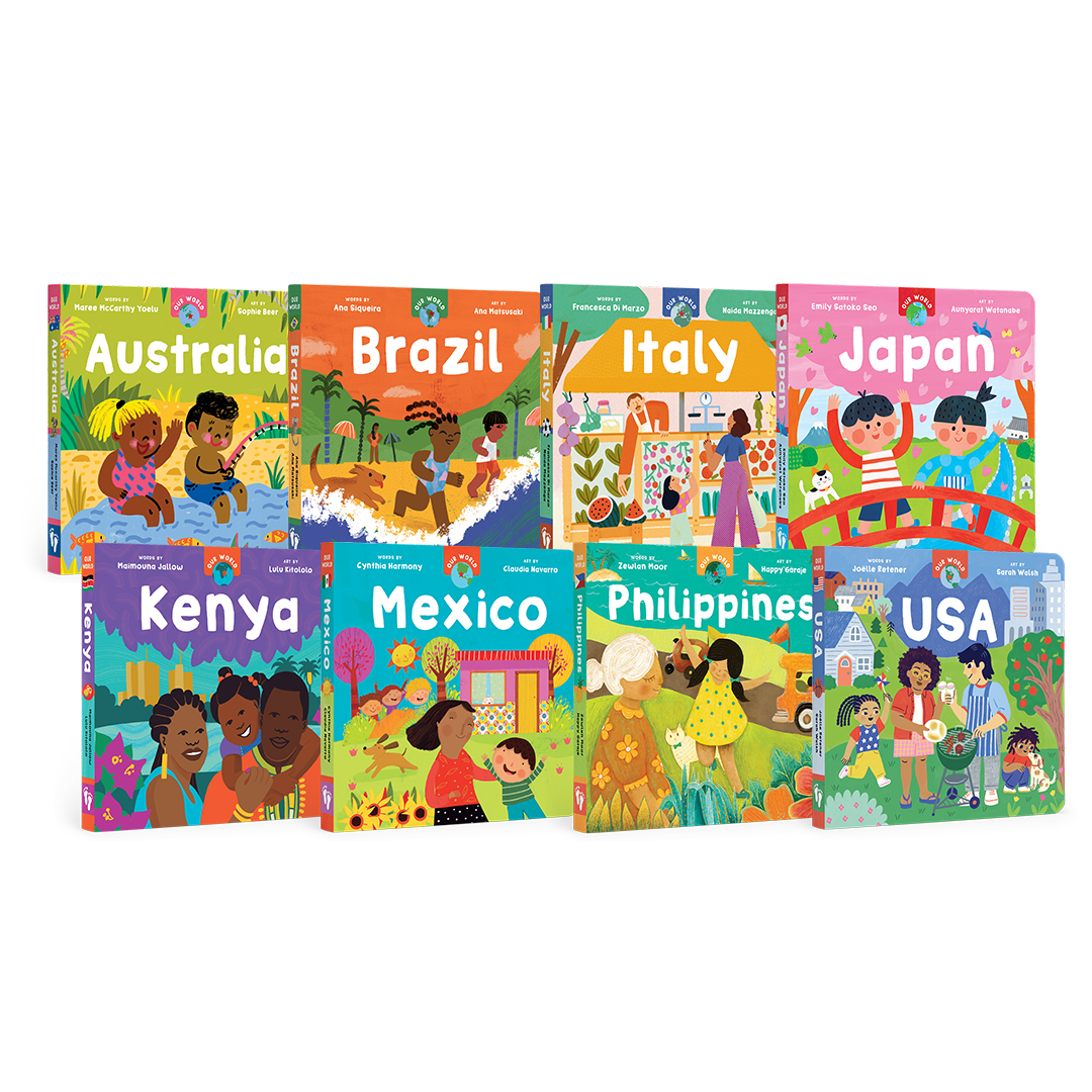 Our World Starter Board Book Bundle Gift Set Barefoot Books