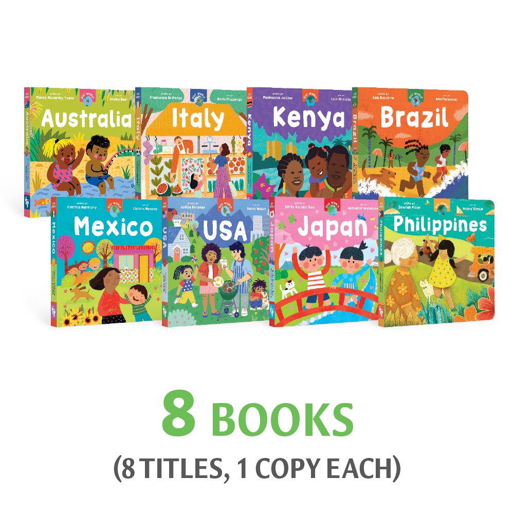 Our World Global Board Book Bundle Barefoot Bundle 12 36