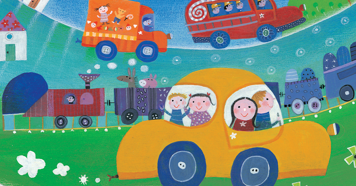 B7 The Journey  from Grandpa's音声絵本 The Journey Home from Grandpa's | Barefoot Books Singalong